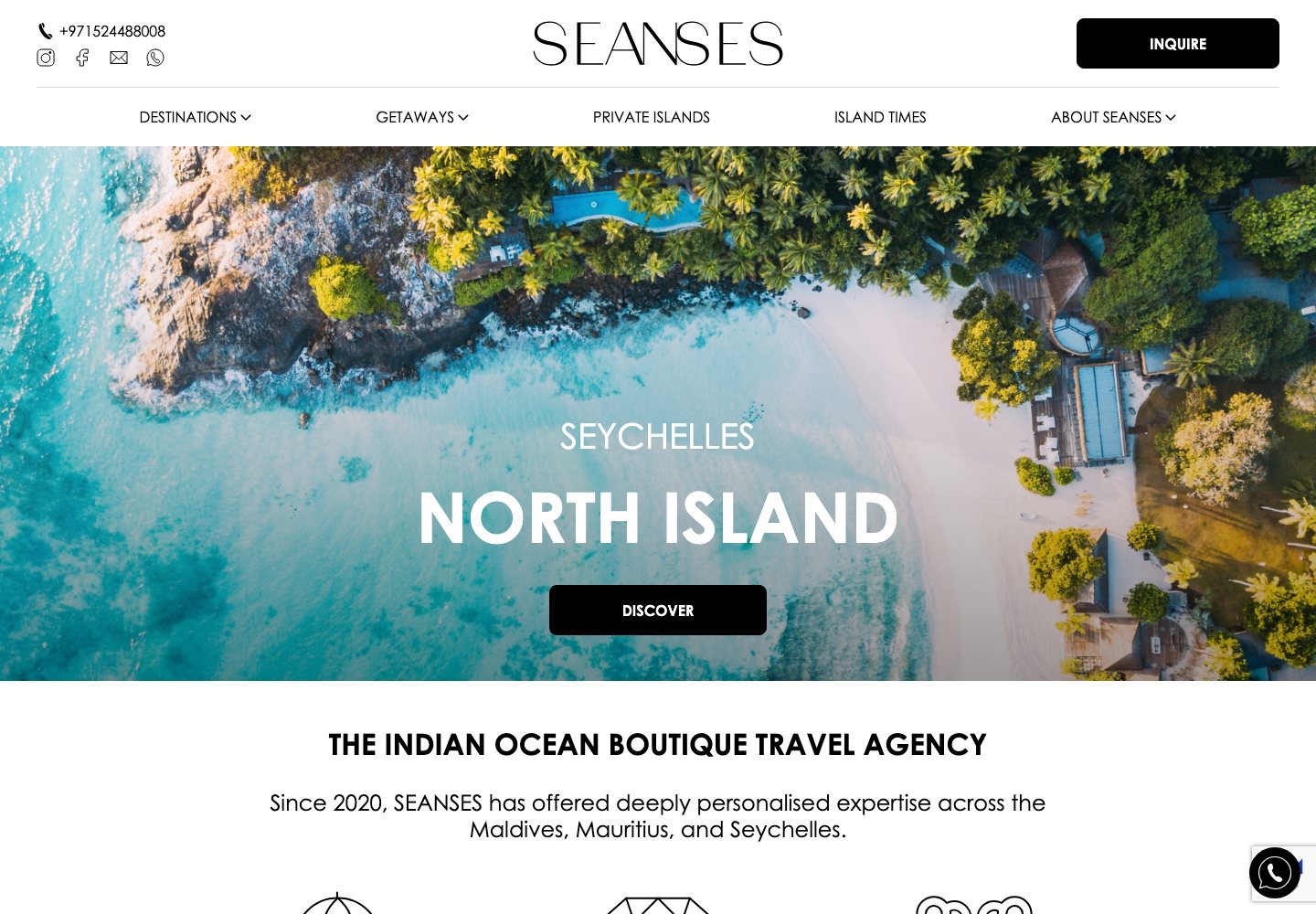 Реальна преміальна travel-платформа Seanses, створена WEBTOP